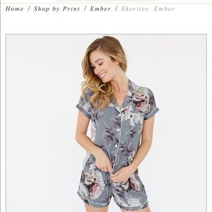 Plum Pretty Sugar PJ Shorties